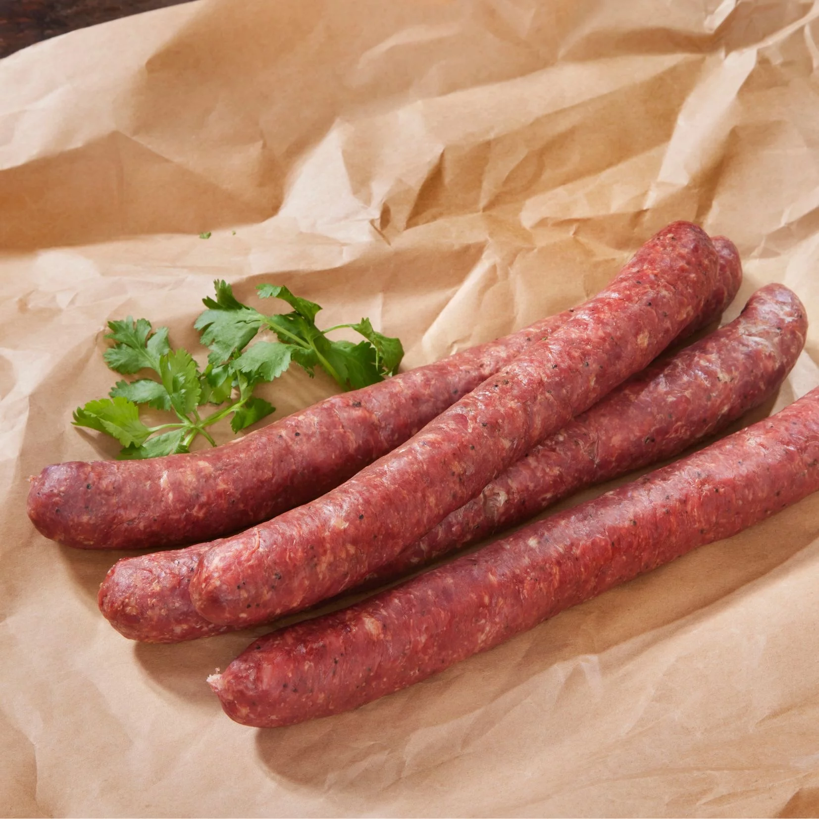 Venison & Cracked Black Pepper Sausage