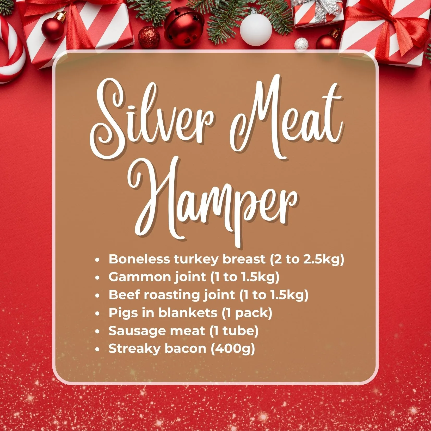 Silver Meat Hamper